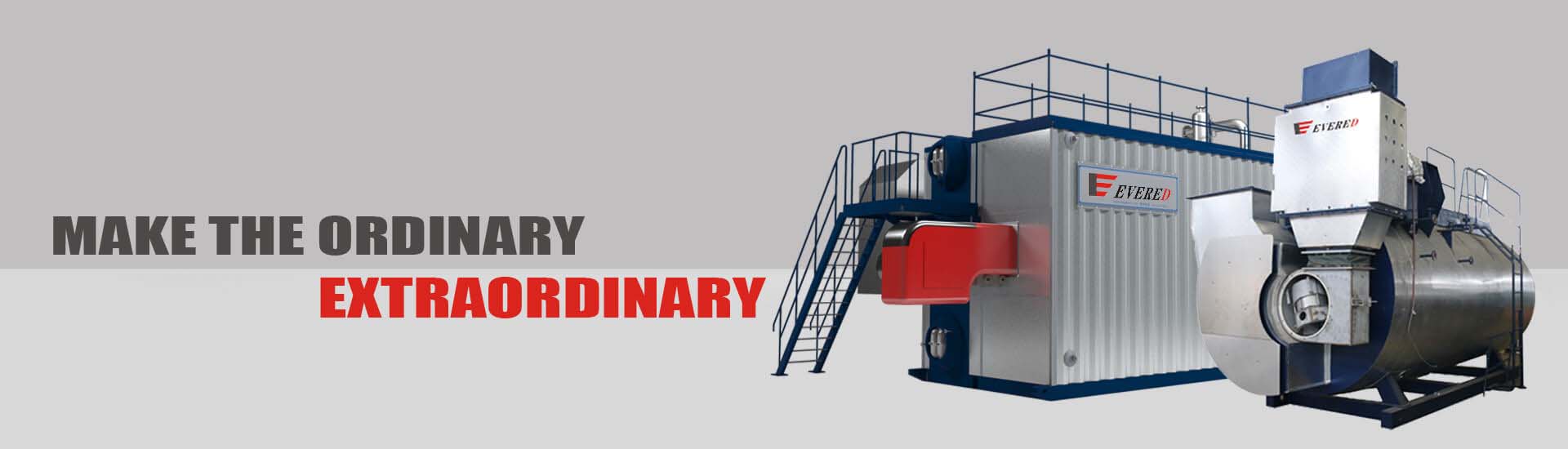 EVERED product display banner